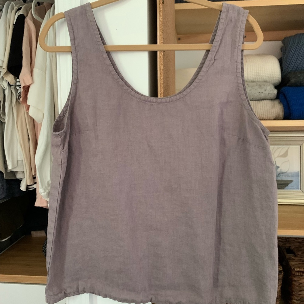 Not Perfect Linen Tank